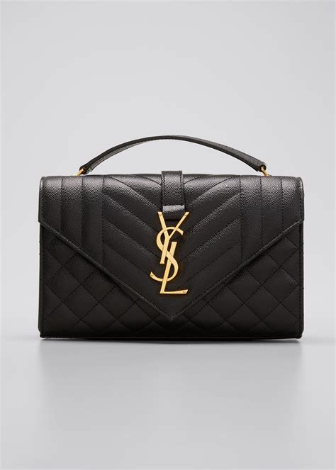 ysl monogram leather satchel bag|ysl monogram bag sale.